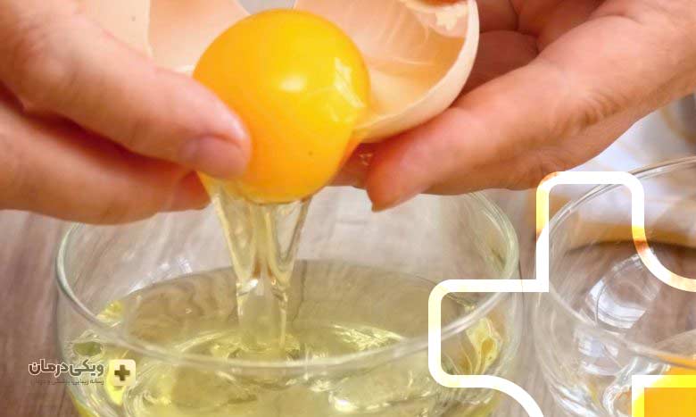 ماسک مو تخم مرغ